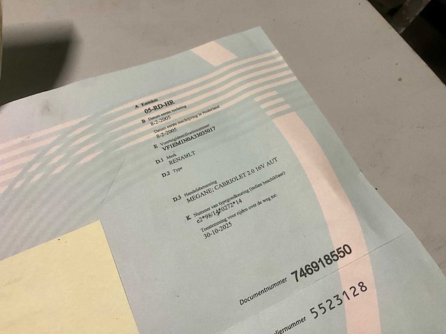 2005 renault megane cabriolet - afbeelding 7 van  15