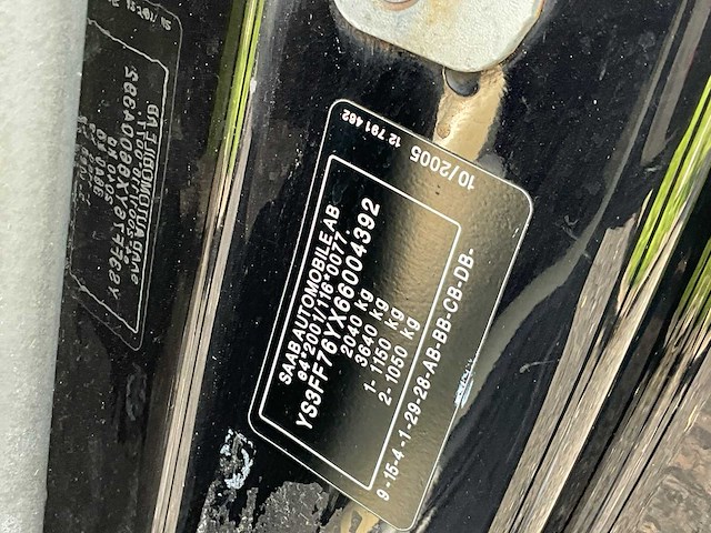 2005 saab 9-3 personenauto - afbeelding 21 van  38