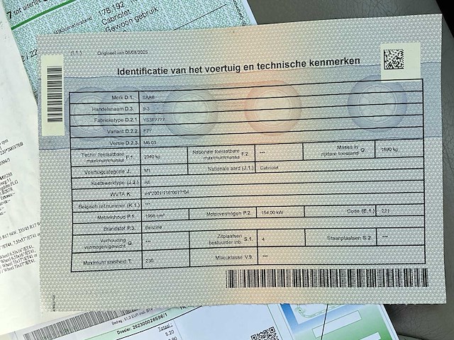 2005 saab 9-3 personenauto - afbeelding 31 van  38