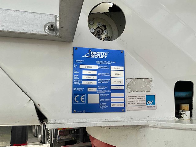 2005 scania db4x2/a12 ladderwagen - afbeelding 9 van  21