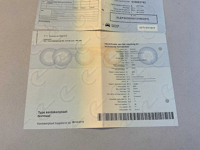 2005 scania db4x2/a12 ladderwagen - afbeelding 17 van  21