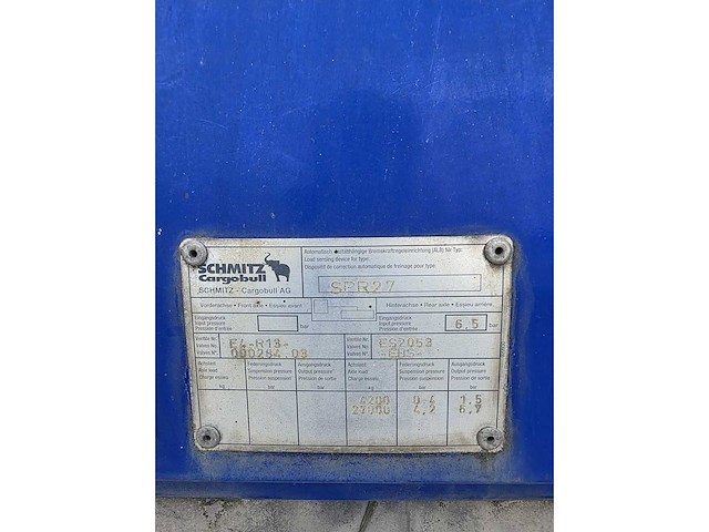 2005 schmitz spr 27/2000 oplegger - afbeelding 19 van  22