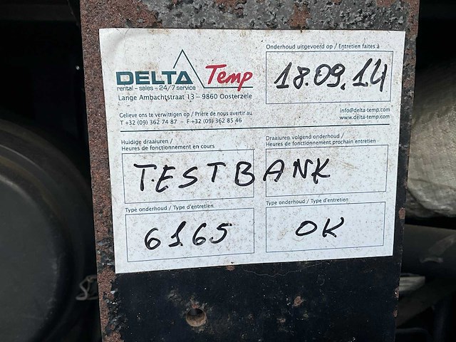 2005 sdmo r110k stroomgenerator niet compleet - afbeelding 9 van  10