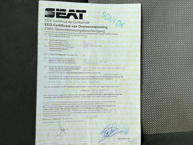 2005 seat ibiza personenauto - afbeelding 1 van  3