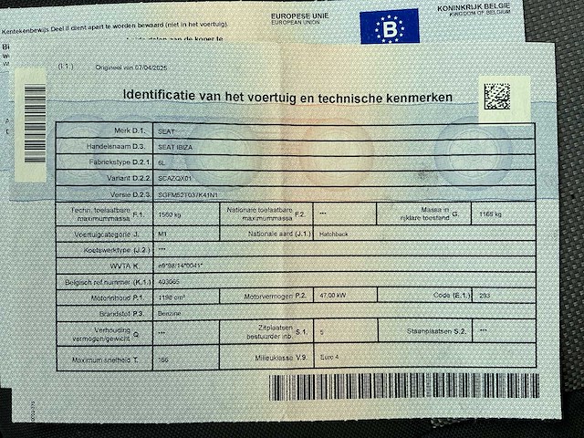 2005 seat ibiza personenauto - afbeelding 9 van  14