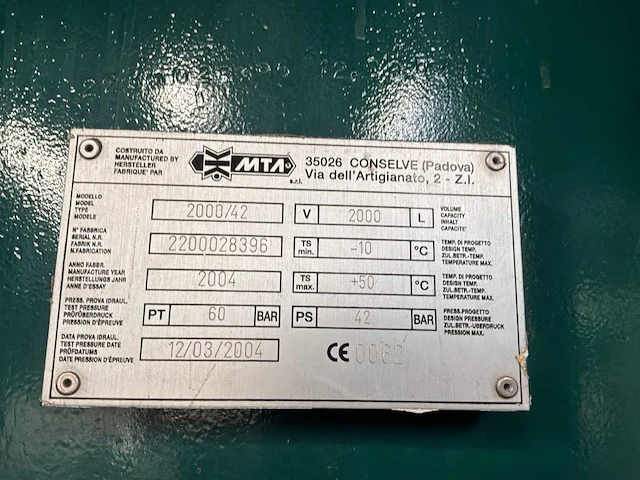 2005 siad tempo 1250 koelcompressor - afbeelding 17 van  20