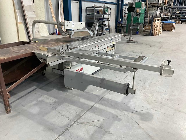 2005 sicar express 3200c paneelcirkelzaagmachine met afzuiging - afbeelding 3 van  9
