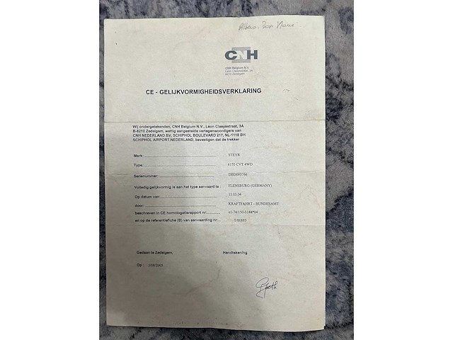 2005 steyr 6170 cvt - vierwielaangedreven landbouwtractor - afbeelding 27 van  35