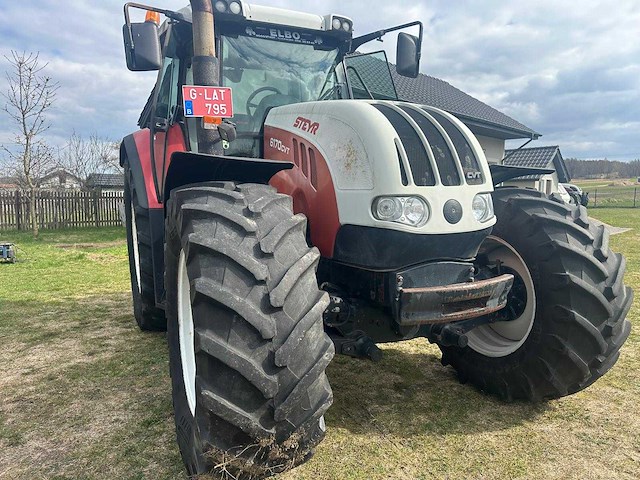 2005 steyr 6170 cvt - vierwielaangedreven landbouwtractor - afbeelding 21 van  35