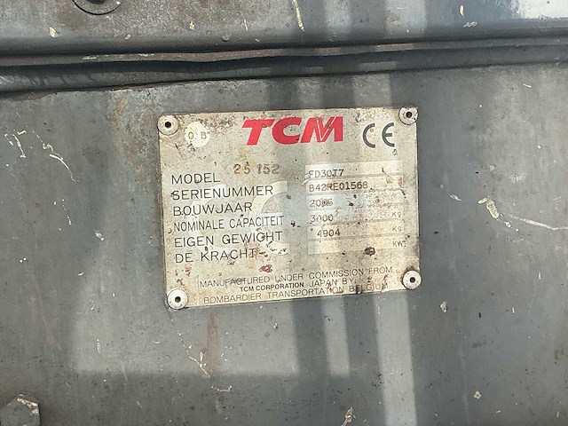 2005 tcm fd30t7 vorkheftruck - afbeelding 7 van  21