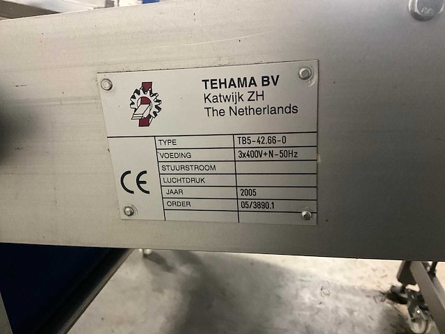 2005 tehama tb5-42.66-0 transportband - afbeelding 9 van  9