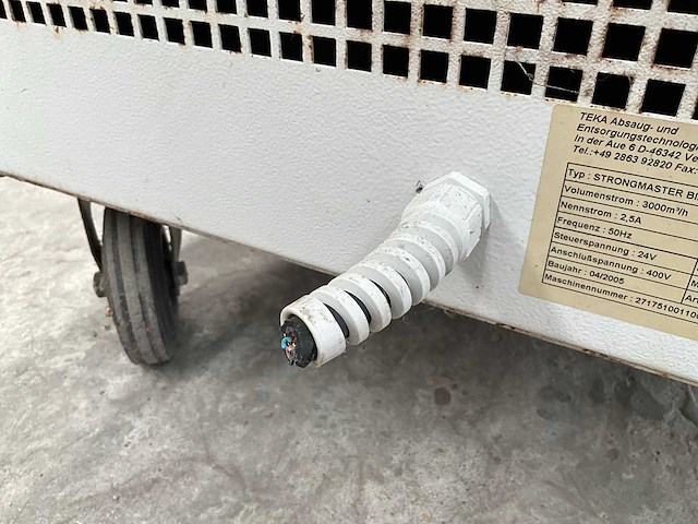 2005 teka strongmaster bia lasdampafzuiginstallatie - afbeelding 5 van  9