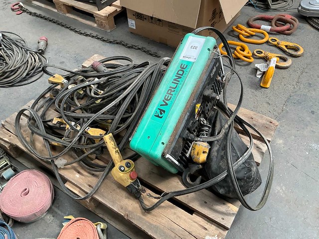 2005 verlinde vl10 elektrische kettingtakel met loopkatten - afbeelding 2 van  8