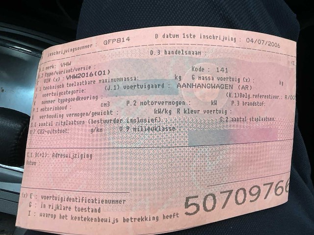 2005 vhw 20 aanhangwagen - afbeelding 17 van  25