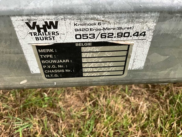 2005 vhw 20 aanhangwagen - afbeelding 23 van  25
