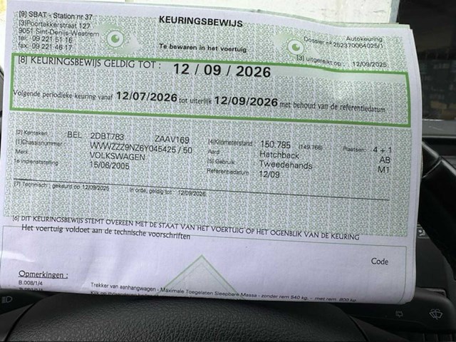 2005 volkswagen polo 9n - afbeelding 9 van  20