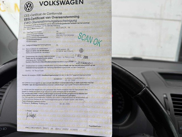 2005 volkswagen polo 9n - afbeelding 10 van  20