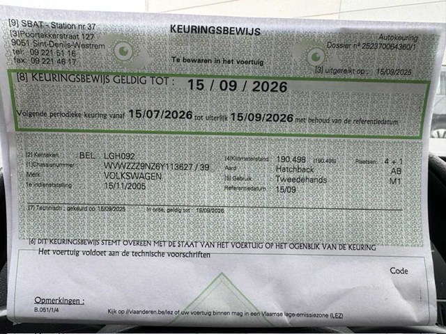 2005 volkswagen polo - afbeelding 6 van  15