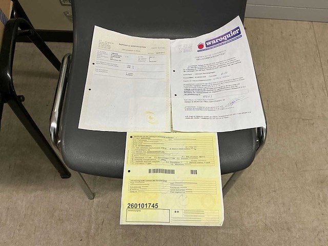 2005 waroquier 3.27 plateau aanhangwagen - afbeelding 6 van  14