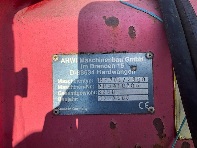 2006 ahwi rt700/2300 molen - afbeelding 9 van  17