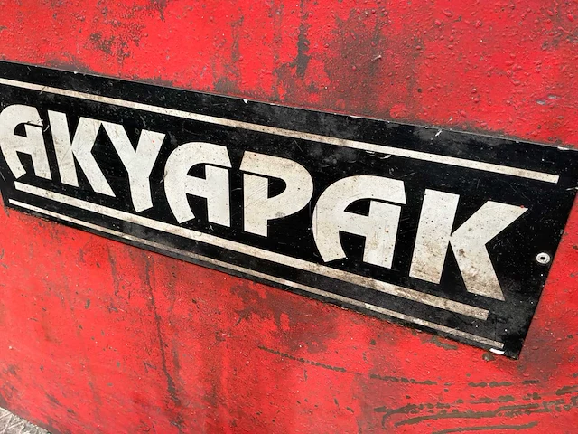 2006 akyapak model: apk 81 roller bending machine / roller bending machine - 3-roller hydraulische buigmachine – 5,5 kw + veel rollers - afbeelding 2 van  18