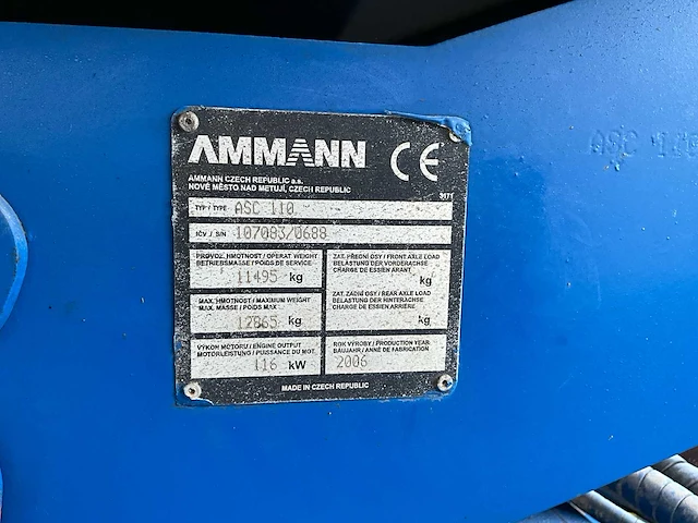 2006 ammann asc 110 grondwals - afbeelding 25 van  39