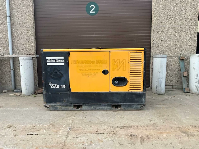 2006 atlas copco cq1002 qas45 stroomgenerator - afbeelding 8 van  15