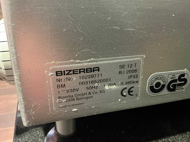 2006 bizerna se 12 t snijmachine - afbeelding 8 van  8