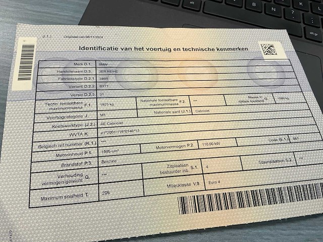 2006 bmw 3 cabrio personenauto - afbeelding 17 van  27