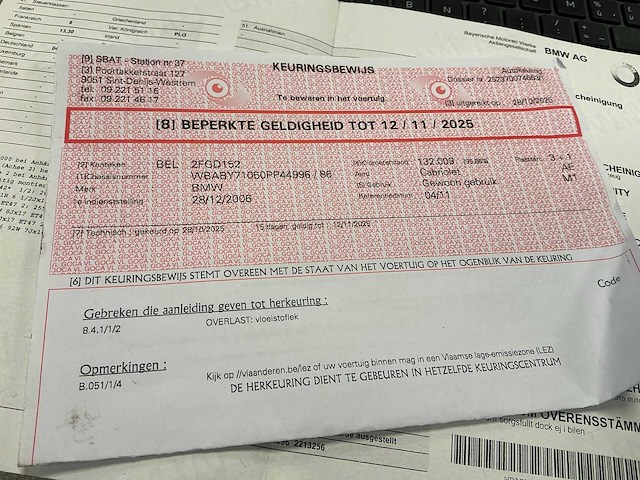 2006 bmw 3 cabrio personenauto - afbeelding 20 van  27