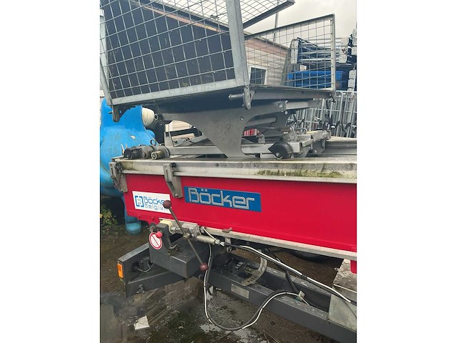 2006 bocker. junior hd 24-07. verhuislift op enkelas aanhangwagen - afbeelding 3 van  8