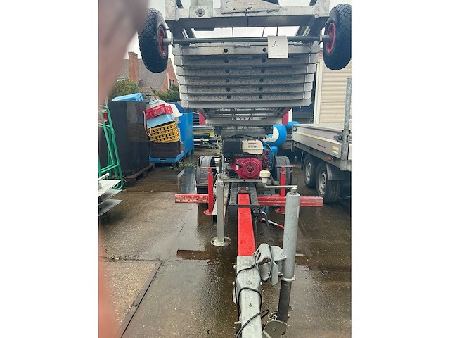 2006 bocker. junior hd 24-07. verhuislift op enkelas aanhangwagen - afbeelding 4 van  8