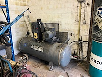 2006 brown industrail pro compressor 500l met - afbeelding 1 van  5