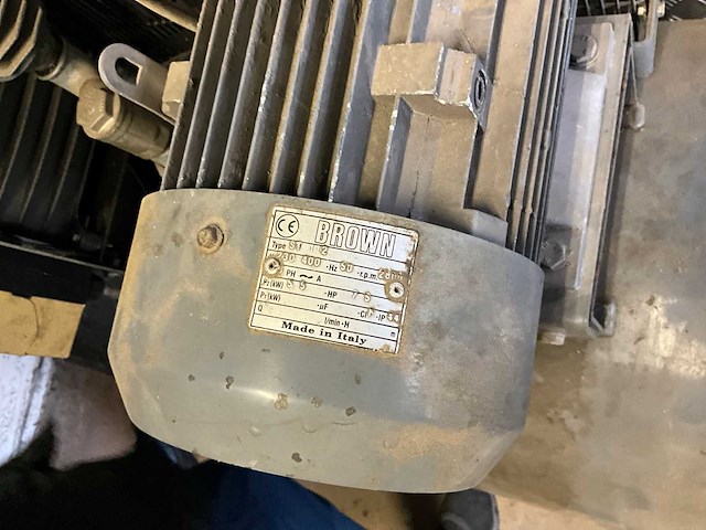 2006 brown industrail pro compressor 500l met - afbeelding 3 van  5