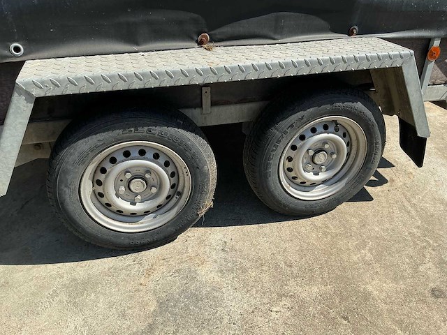 2006 bw trailers dubbel asser geremd bwt200 aanhangwagen - afbeelding 4 van  32