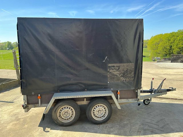 2006 bw trailers dubbel asser geremd bwt200 aanhangwagen - afbeelding 29 van  32