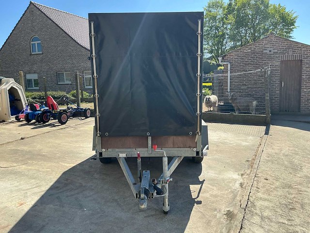 2006 bw trailers dubbel asser geremd bwt200 aanhangwagen - afbeelding 31 van  32