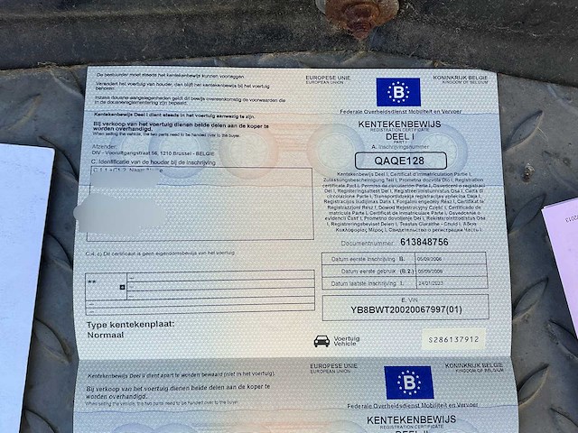 2006 bw trailers dubbel asser geremd bwt200 aanhangwagen - afbeelding 12 van  20