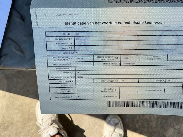 2006 bw trailers dubbel asser geremd bwt200 aanhangwagen - afbeelding 14 van  20