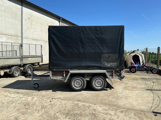 2006 bw trailers dubbel asser geremd bwt200 aanhangwagen - afbeelding 9 van  20