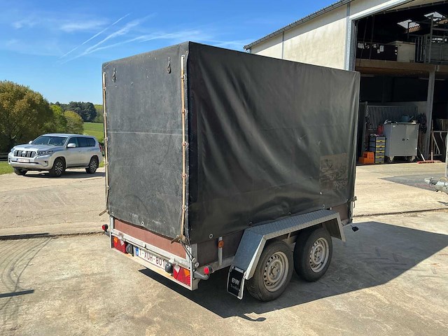 2006 bw trailers dubbel asser geremd bwt200 aanhangwagen - afbeelding 18 van  20
