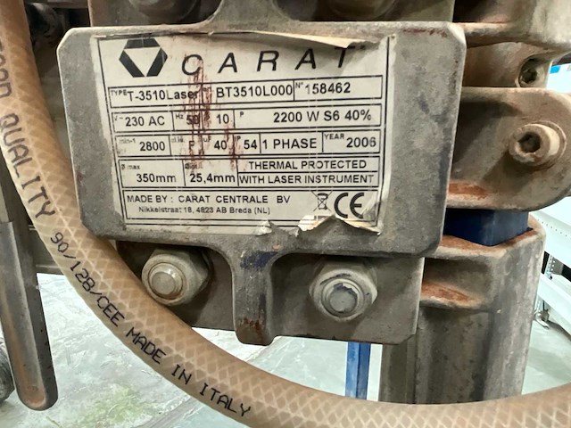 2006 carat t-3510 laser zaagtafel steen - functioneel - afbeelding 9 van  9