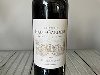 2006 château haut-gardère grand vin de graves rode wijn (5x) - afbeelding 2 van  3
