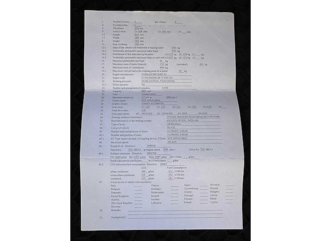 2006 chrysler 300c srt8 6.1 hemi v8 - afbeelding 49 van  53