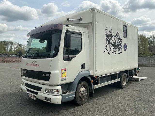 2006 daf lf45 vrachtwagen paardentransport - afbeelding 1 van  48