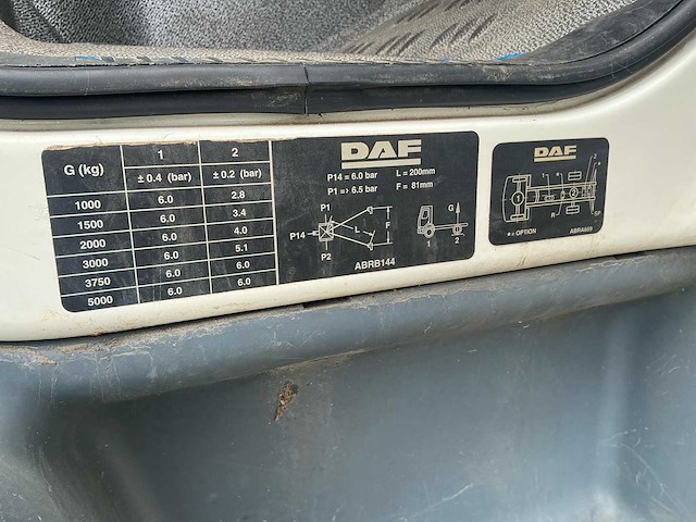 2006 daf lf45 vrachtwagen paardentransport - afbeelding 29 van  48