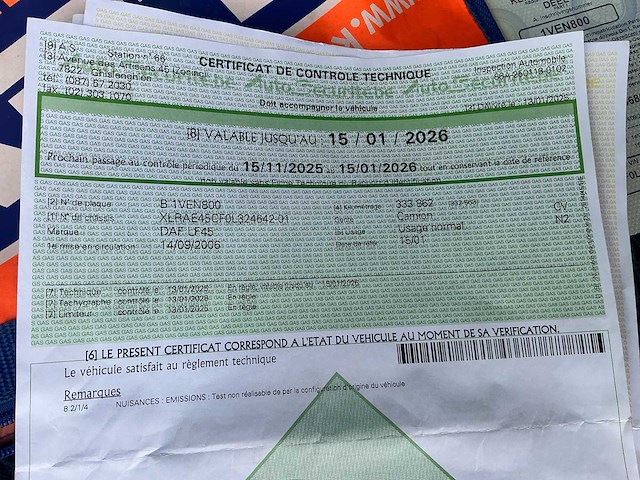 2006 daf lf45 vrachtwagen paardentransport - afbeelding 39 van  48