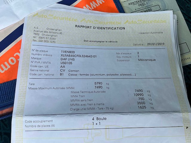 2006 daf lf45 vrachtwagen paardentransport - afbeelding 41 van  48