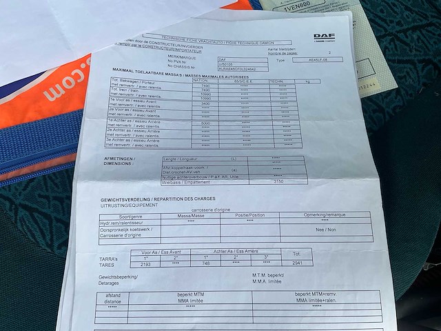 2006 daf lf45 vrachtwagen paardentransport - afbeelding 42 van  48