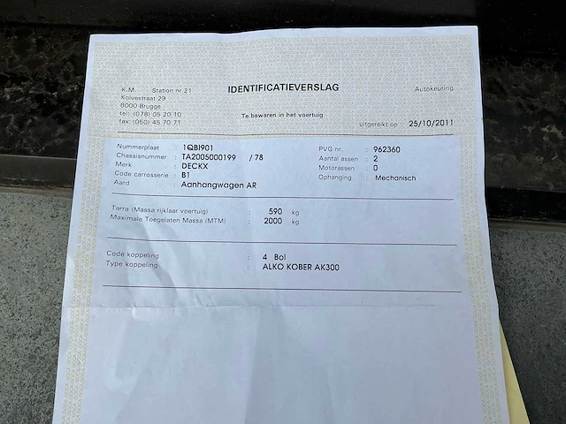 2006 deckx t2000 aanhangwagen - afbeelding 8 van  29